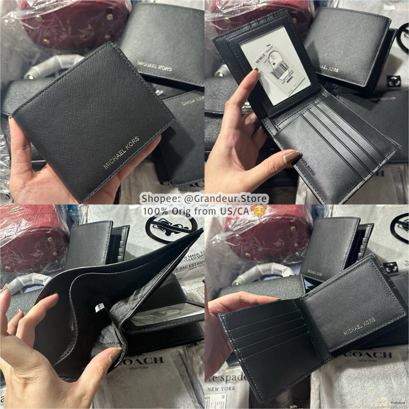 AUTHENTIC/ORIGINAL Michael K0rs MK Slim Bifold Wallet for Men