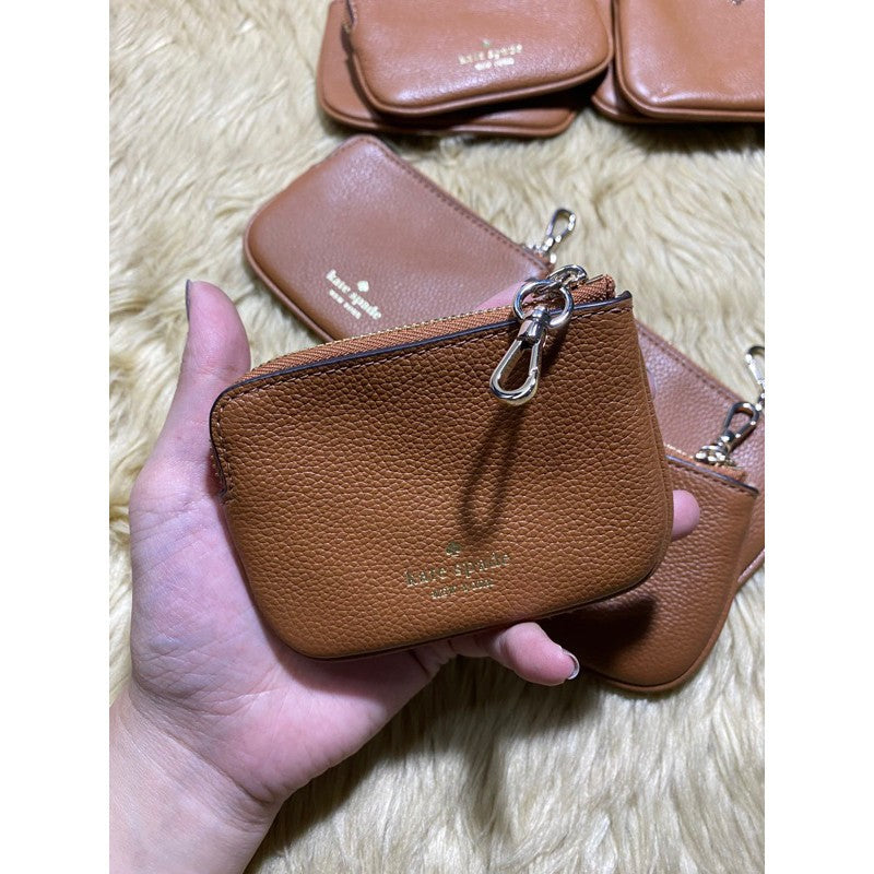 SALE! ❤️ AUTHENTIC/ORIGINAL KateSpade Coin Purse Detachable Wallet Bag Charm Brown/Black/White