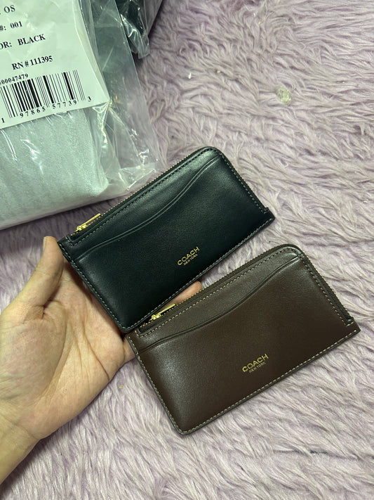 ORIG & IMPORTED CCH Slim Zip Card Case Wallet