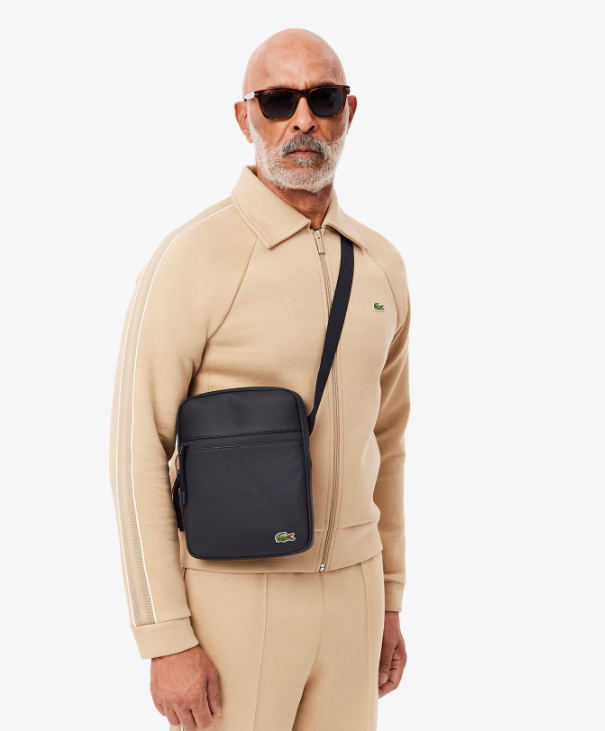 AUTHENTIC/ORIGINAL Lacoste Men's Medium Black Bag