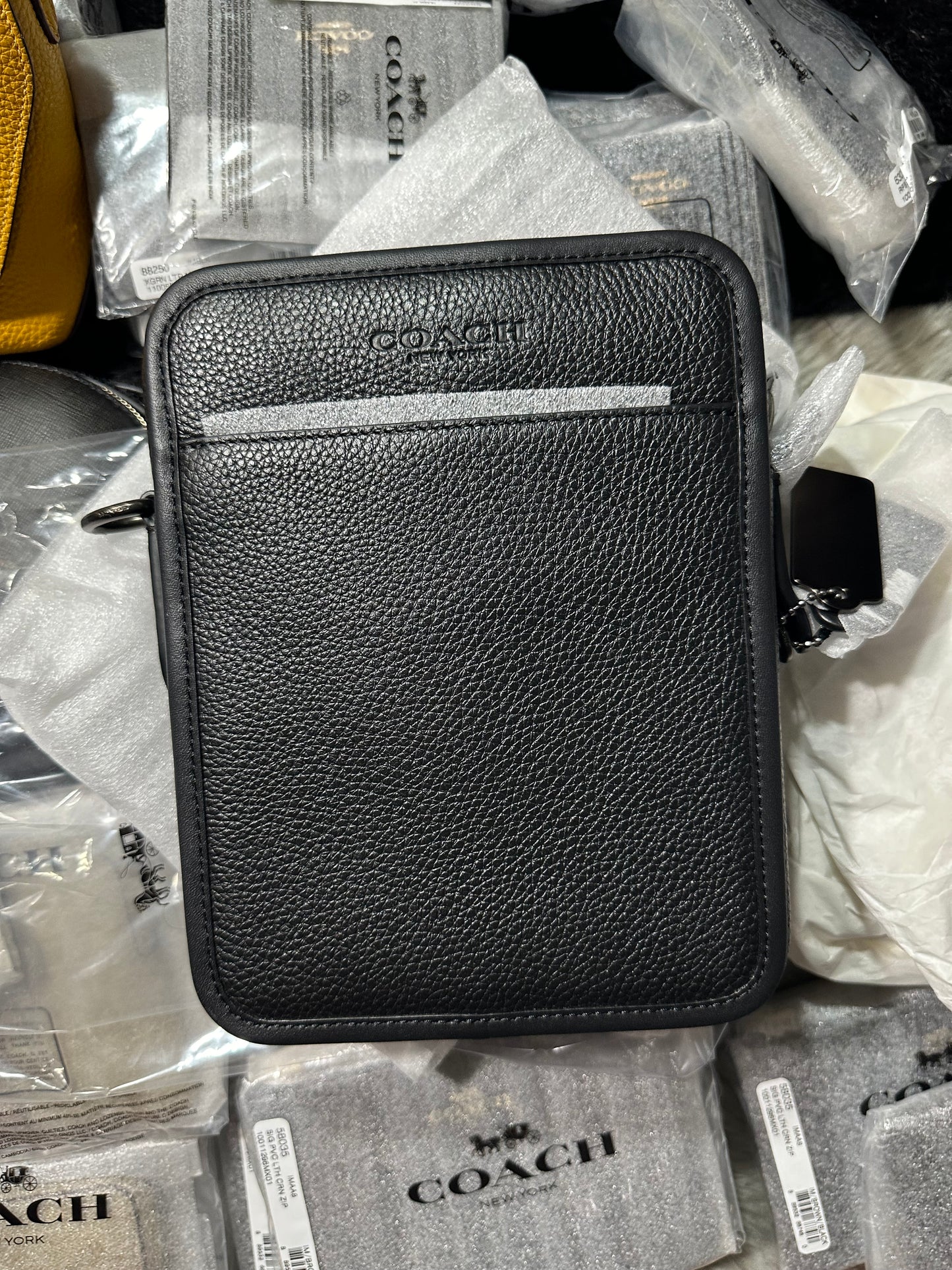 AUTHENTIC/ORIGINAL Coach Sullivan Crossbody Men’s Bag Black