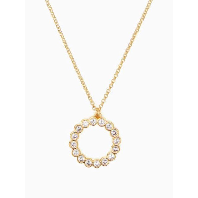 AUTHENTIC/ORIGINAL KateSpade Full Circle Mini Pendant Necklace
