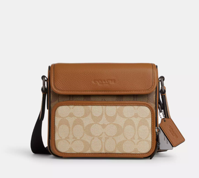 AUTHENTIC ORIGINAL Coach Sullivan Flap Crossbody Men s Bag In Colorblo Grandeur Store