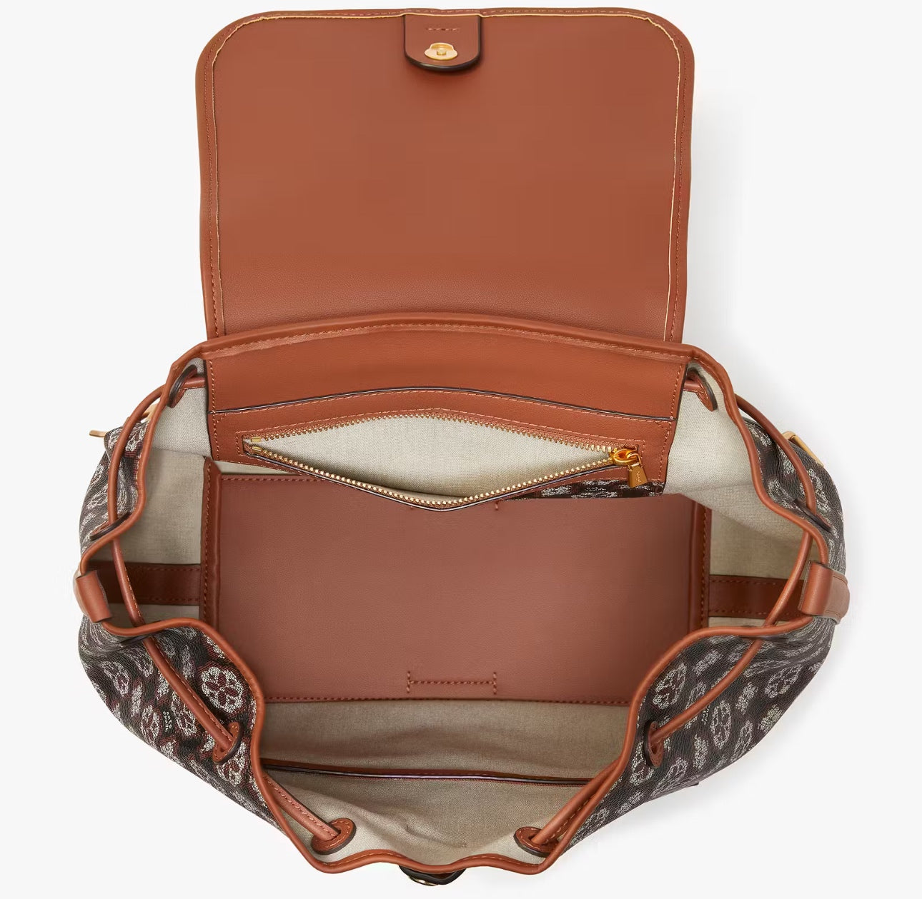 AUTHENTIC/ORIGINAL KateSpade Flower Monogram Mia Flap Backpack Pink Retail