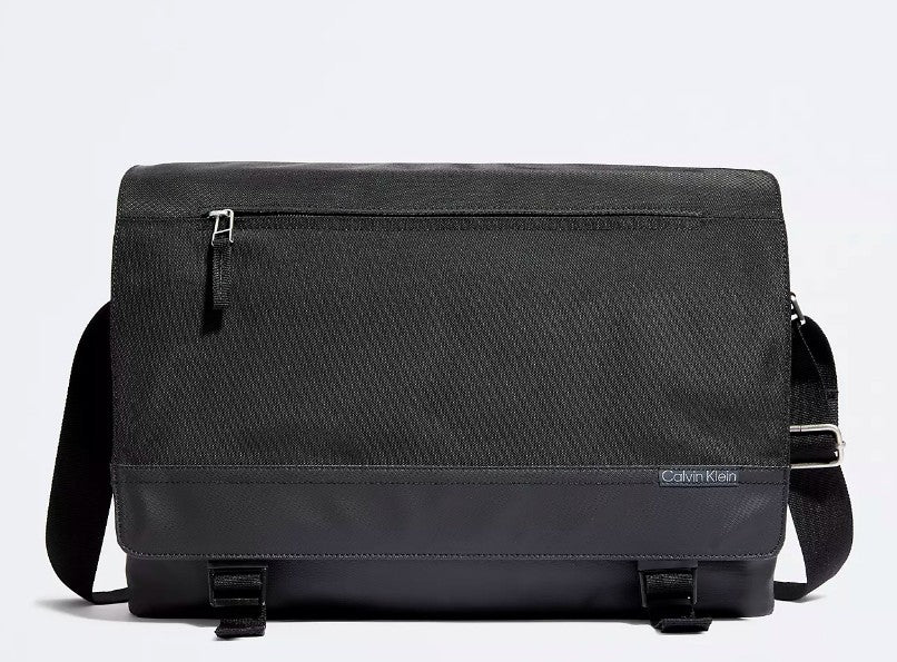 AUTHENTIC/ORIGINAL Calvin Klein CK utility messenger black Men's laptop bag