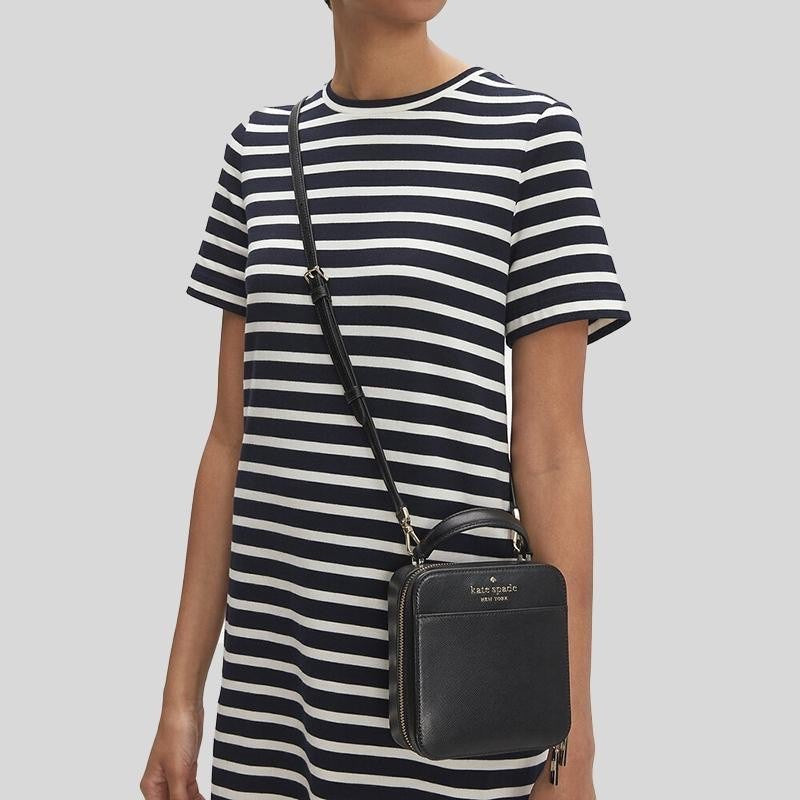 AUTHENTIC/ORIGINAL Preloved KateSpade KS Daisy Vanity Crossbody Bag BLACK