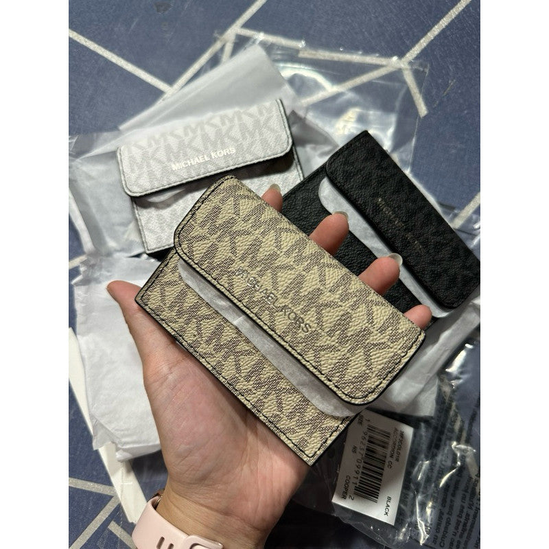 AUTHENTIC/ORIGINAL Michael K0rs MK Cooper Logo Accordion Card Case Holder Men's Wallet