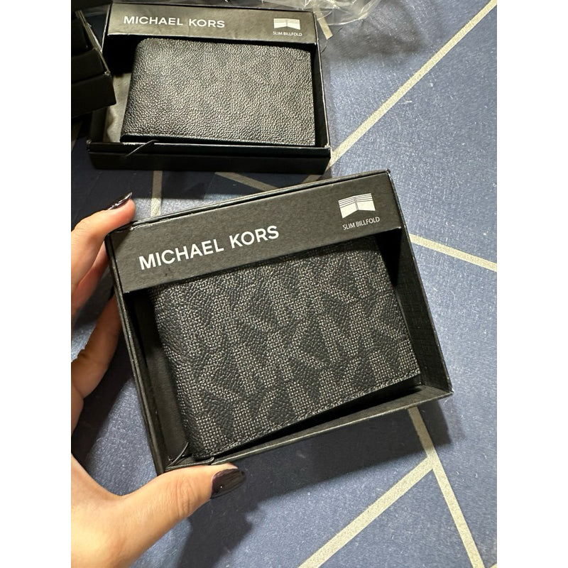 AUTHENTIC/ORIGINAL Michael K0rs MK Slim Bifold Wallet for Men