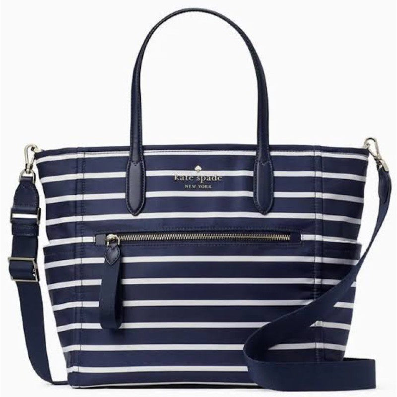 SALE! ❤️ AUTHENTIC/ORIGINAL KateSpade Chelsea Medium Satchel Nylon Bag - Black/Lilac