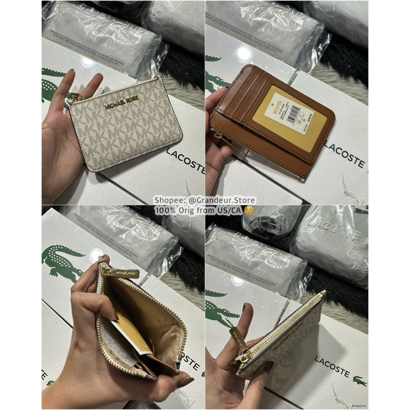 AUTHENTIC/ORIGINAL Michael K0rs MK Jet Set Travel Small Coin Pouch ID Wallet