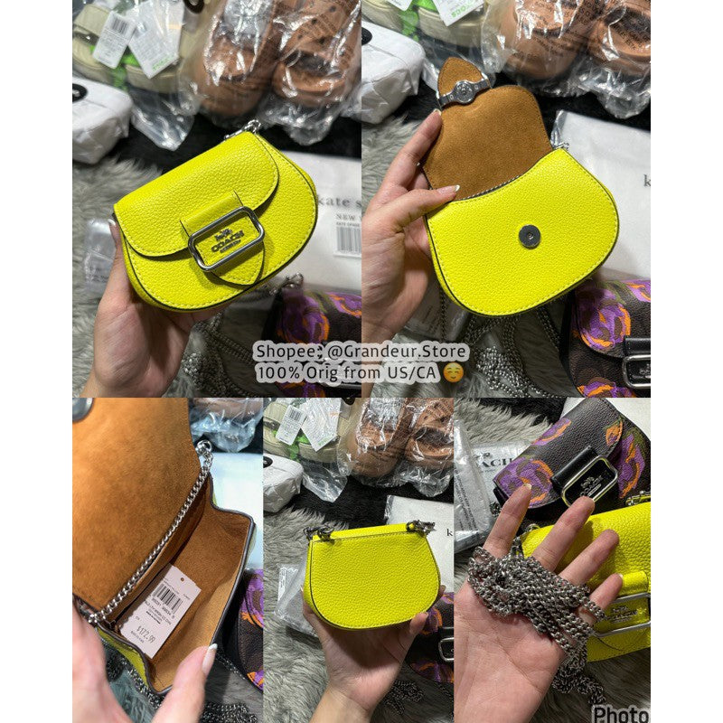 SALE! ❤️ AUTHENTIC/ORIGINAL COACH Morgan Card Case On A Chain Mini Bag Wallet