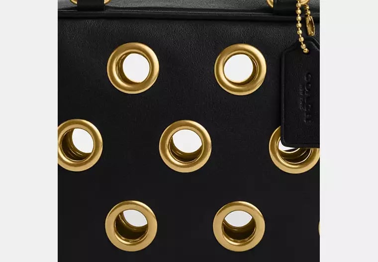 AUTHENTIC/ORIGINAL COACH Satchel Crossbody Bag With Grommets