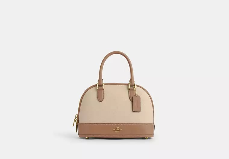 AUTHENTIC/ORIGINAL COACH Sabrina Satchel Bag In Colorblock