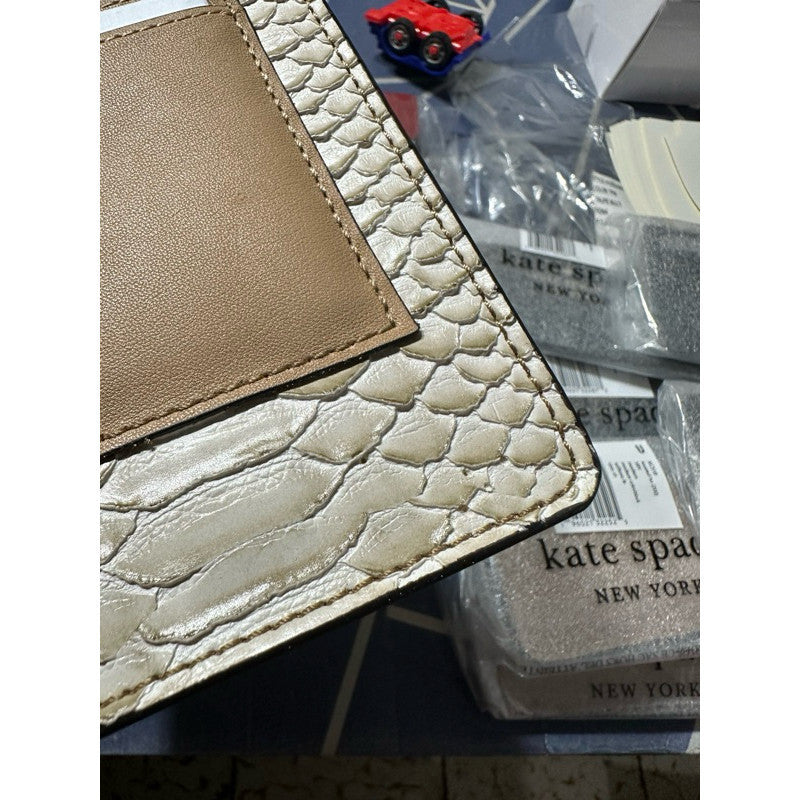 AUTHENTIC/ORIGINAL C@lvin Klein CK Fiona Phone Crossbody Beige Bag