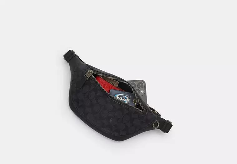 ORIG & IMPORTED COACH Warren Mini Belt Bag In Signature Canvas