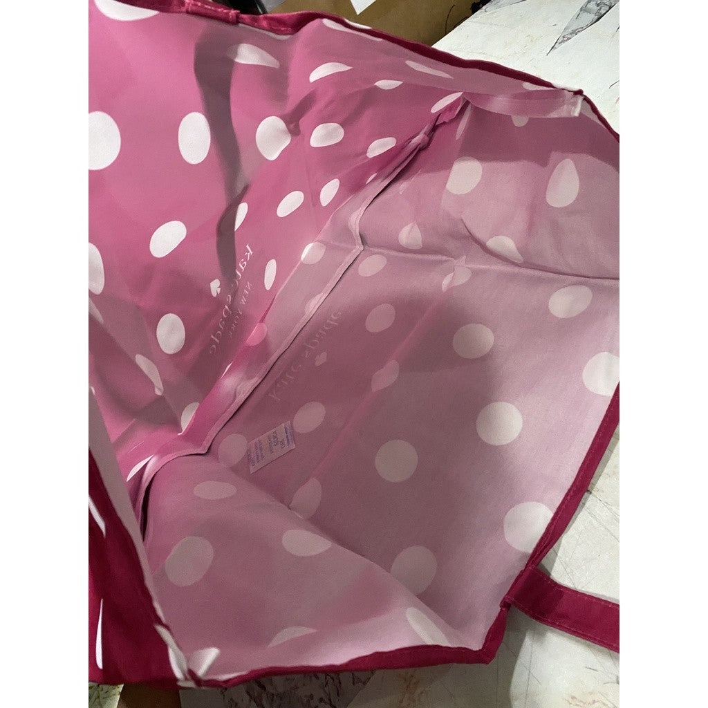 ORIG & IMPORTED KateSpde Large Dot Canvas Tote Shopper's Bag in PINK