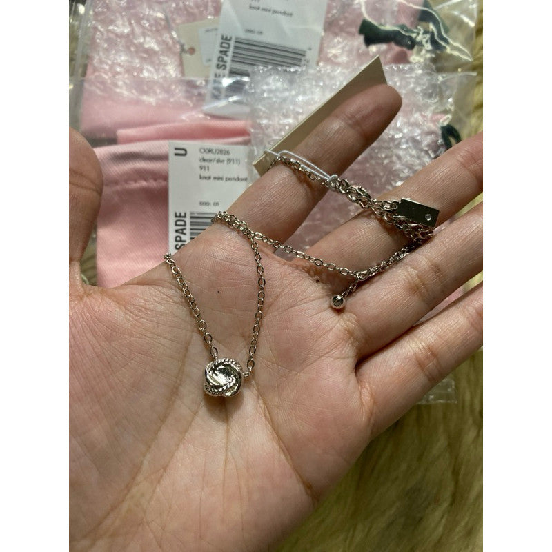 ORIG & IMPORTED KS Infinity And Beyond Knot Mini Pendant Necklace