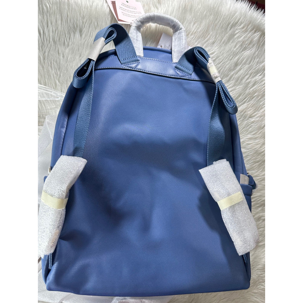 ORIG & IMPORTED KS Chelsea Large Nylon Backpack Bag in Shipyard Blue