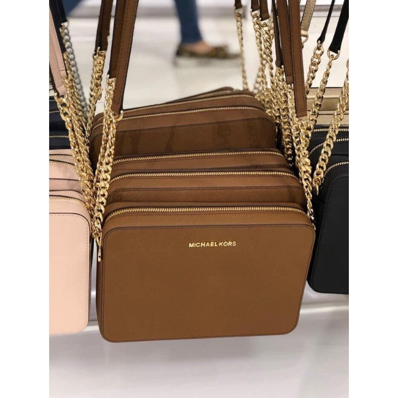 ORIGINAL & IMPORTED MK Jet Set Large Crossbody Camera Bag in Signature