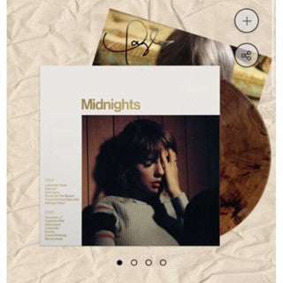 ORIG & IMPORTED Taylor Swift Midnights Vinyl with Hand Signed Photo from Taylor Swift USA