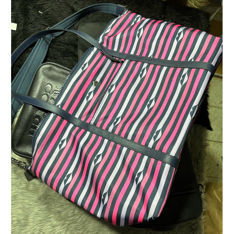 ORIG Preloved KS Jae Weekender Large Travel Nylon Pink Bag