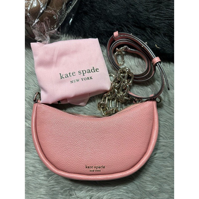 SALE! ❤️ KS smile small crossbody shoulder bag PINK RETAIL