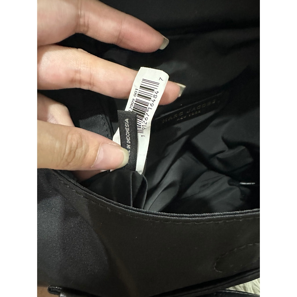 ORIG PRELOVED MJ Preppy Nylon Mini Natasha Crossbody Bag Black