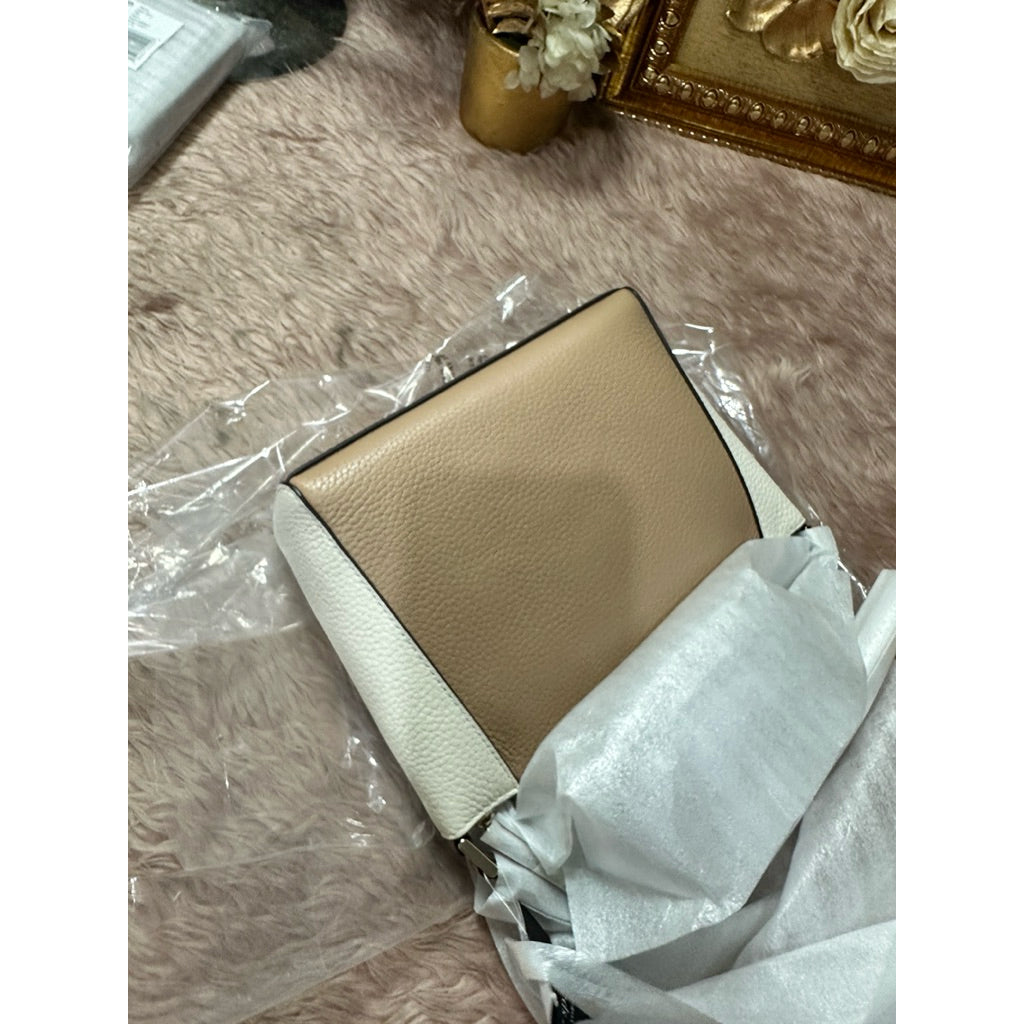 AUTHENTIC/ORIGINAL KS Monica Flap Crossbody Brown Bag