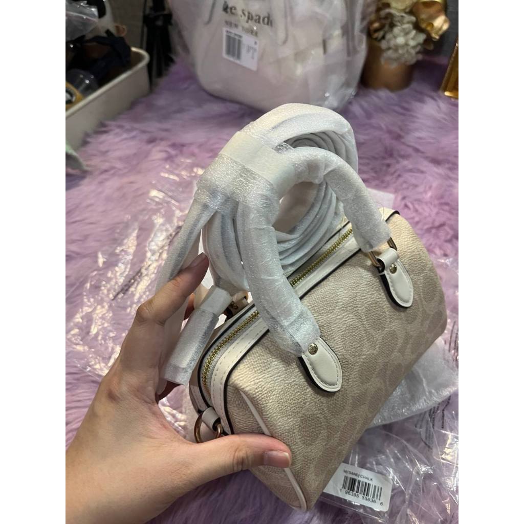 ORIG & IMPORTED CCH Mini Rowan Crossbody Bag In Signature Canvas White/Sand