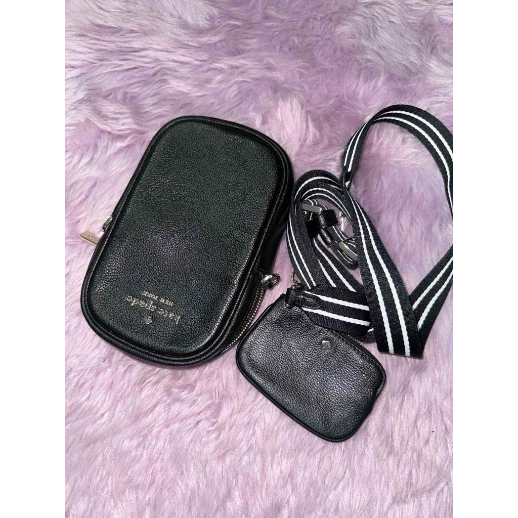 ORIG Preloved KS Rosie North South Phone Black Bag with Wallet