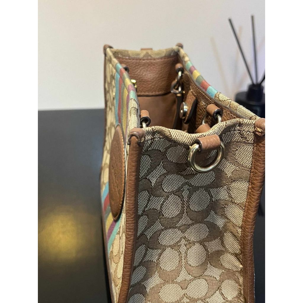 ORIG Preloved CCH Dempsey Tote 22 Small Brown Bag