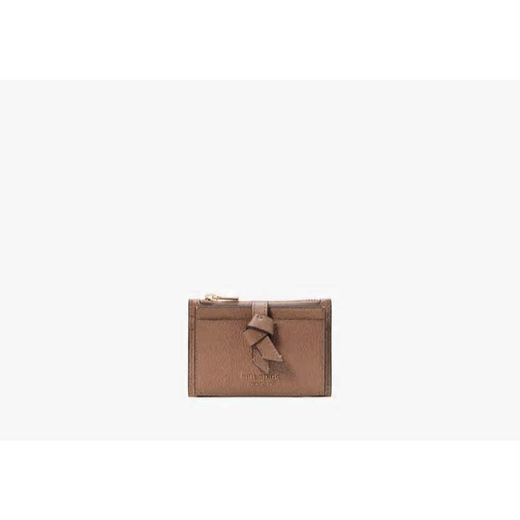 ORIG & IMPORTED KS Knott Zip Card Holder Small Wallet Black Brown