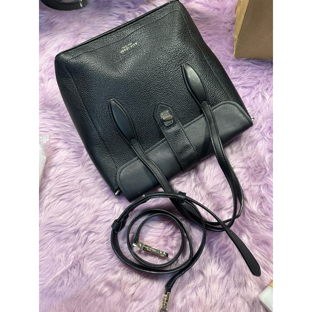 ORIG Preloved KS Retail Essential Medium North South Tote Black Bag