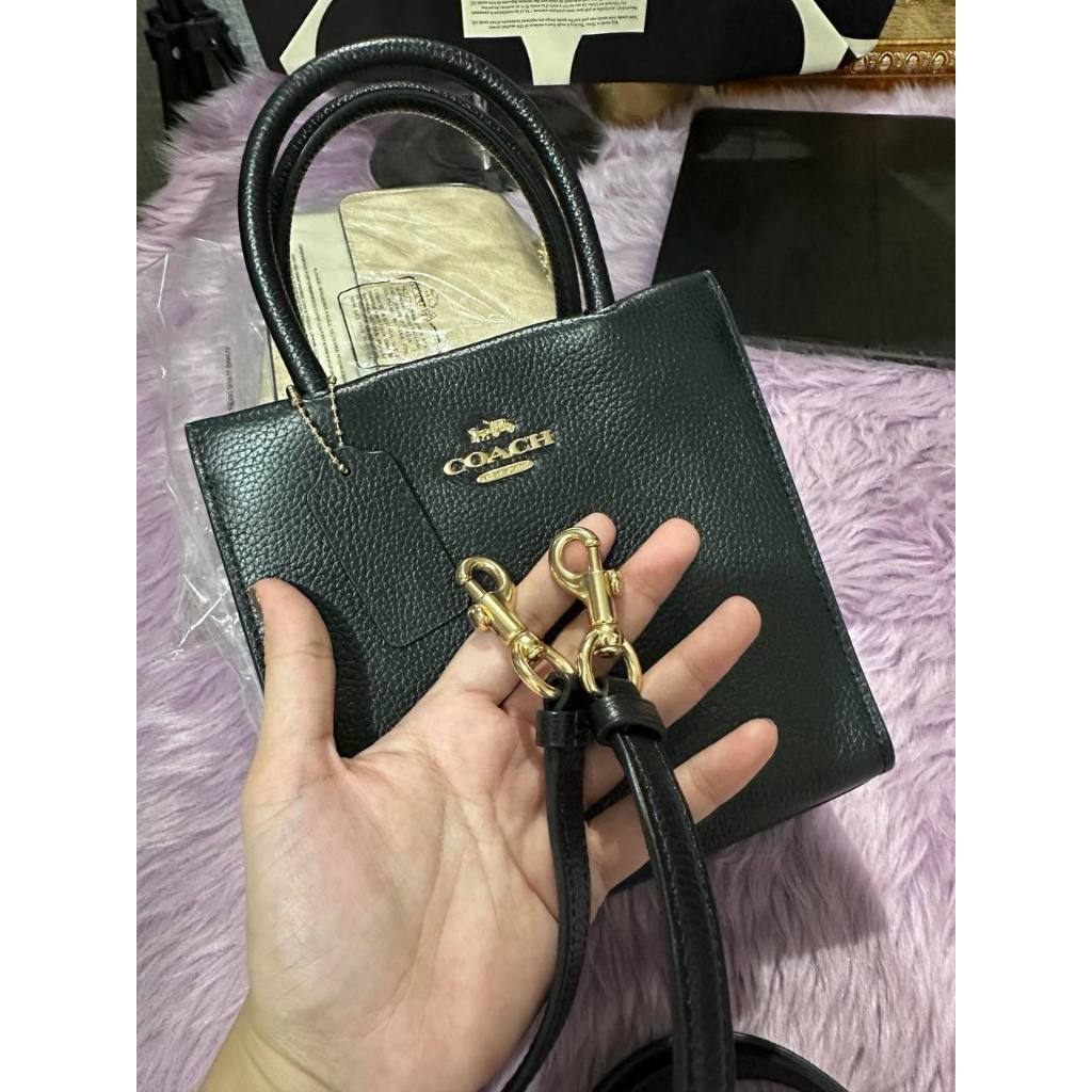 ORIG Preloved RARE CCH Mini Cally Small Black Bag