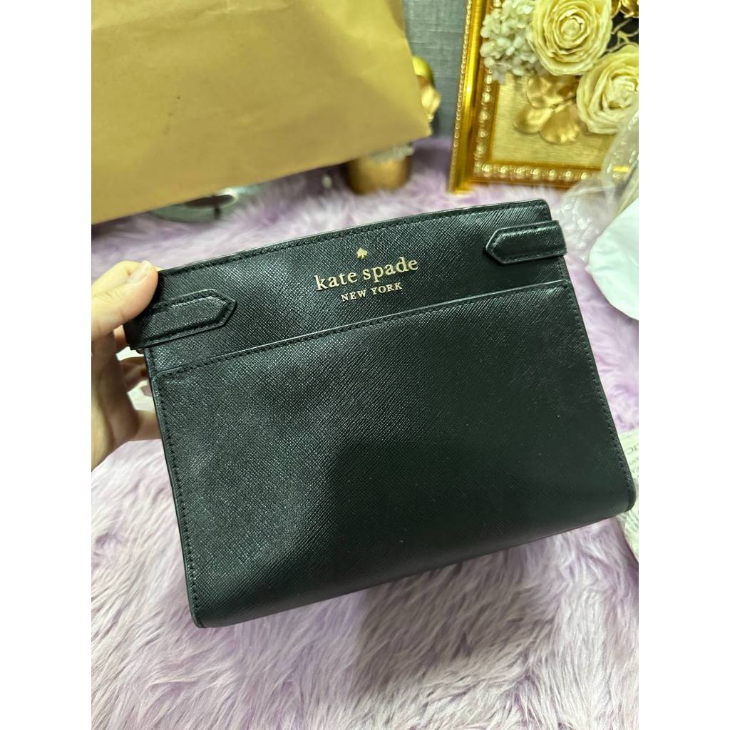 ORIG Preloved KS Staci Small Satchel Bag Black
