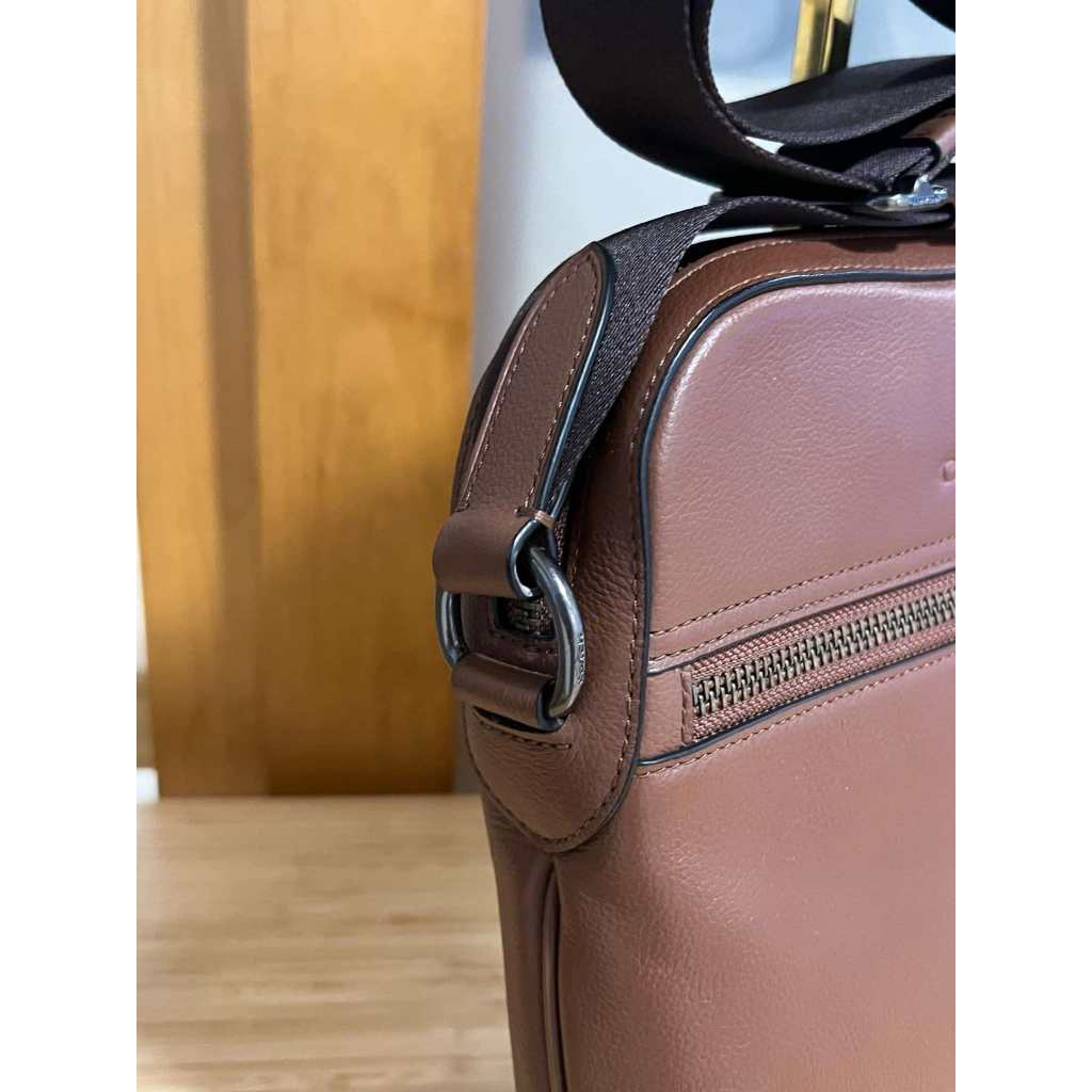 ORIG Preloved CCH Houston Flight Men's Bag Brown
