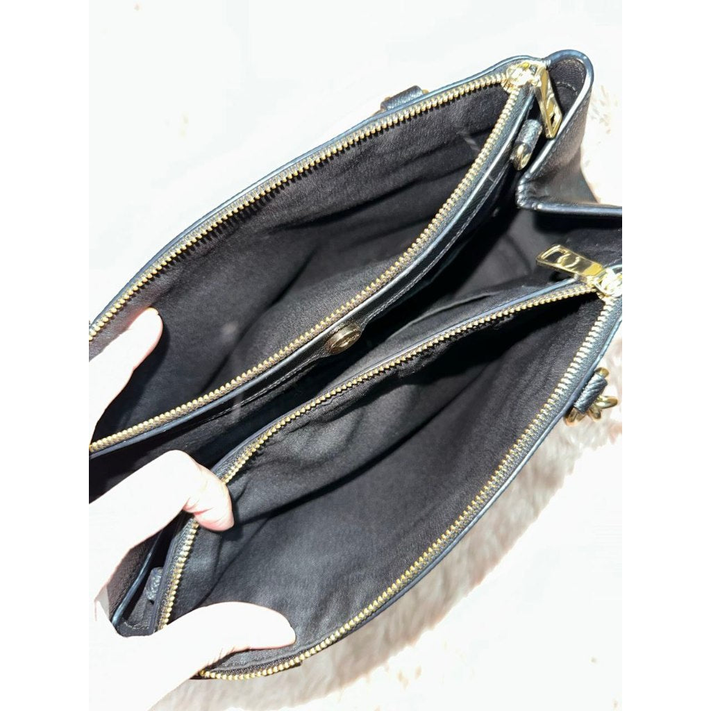 ORIG Preloved CCH Crossgrain Large Brooke Carryall Black Bag