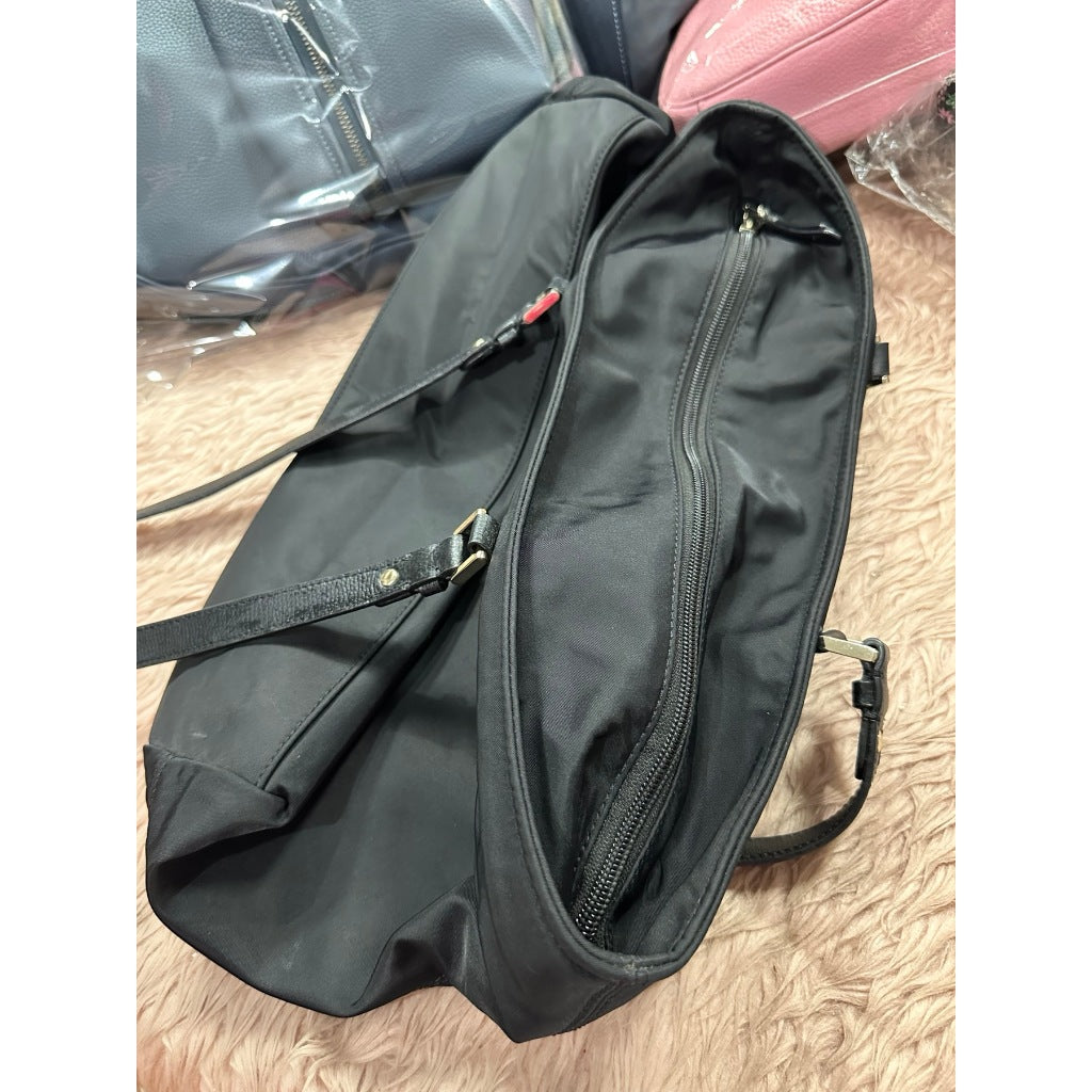 ORIG Preloved KS Taylor Medium Tote Nylon Black Bag