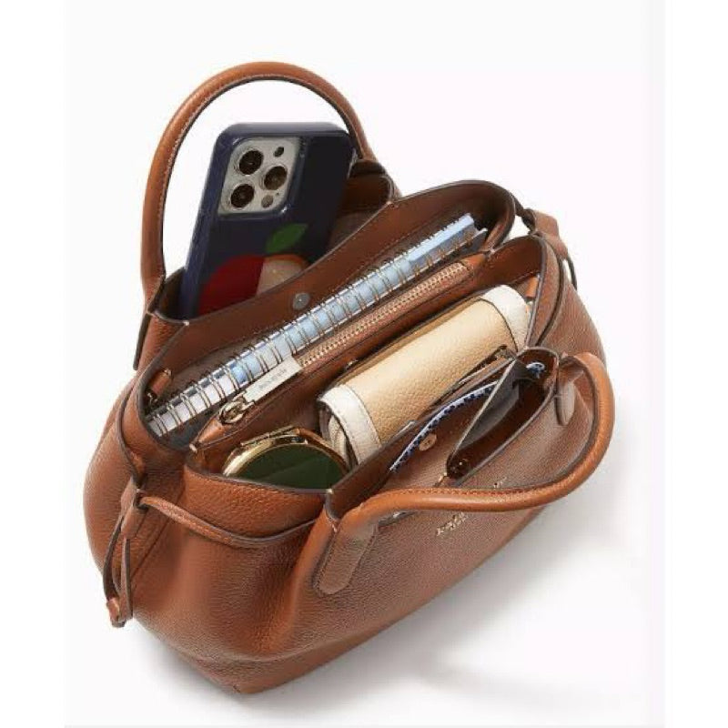 ORIG & IMPORTED KS Dumpling Small Satchel Bag in Black