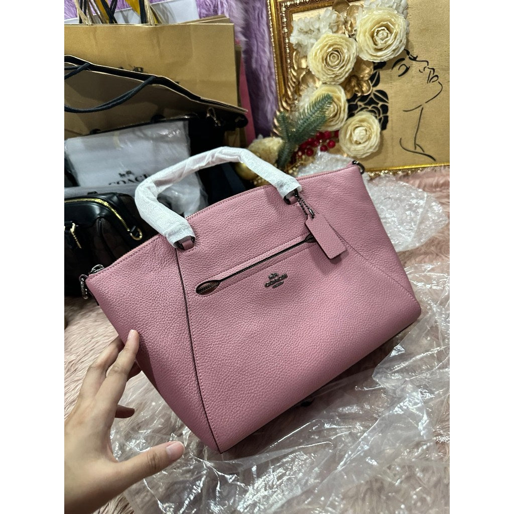 ORIG & IMPORTED CCH Prairie Satchel Bag in True Pink