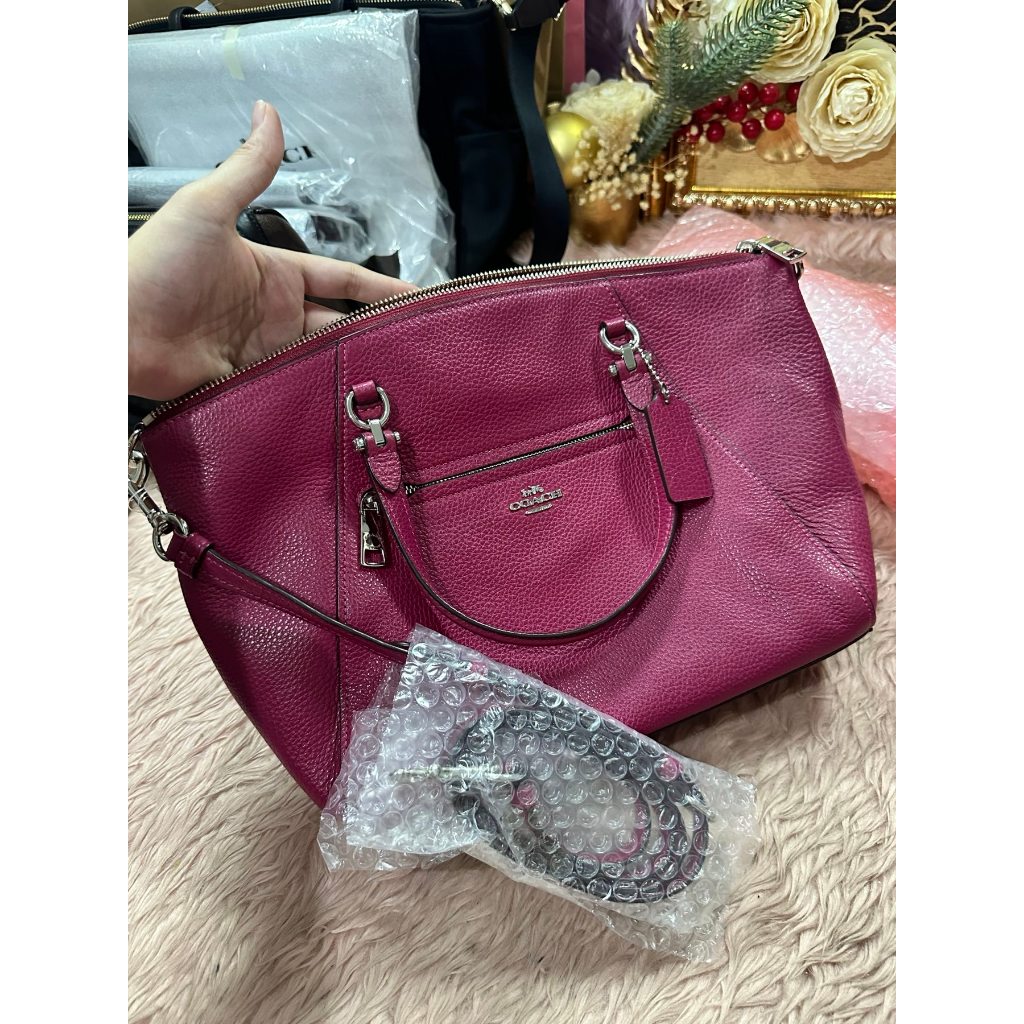 ORIG & IMPORTED CCH Prairie Satchel Bag in Fuschia Pink