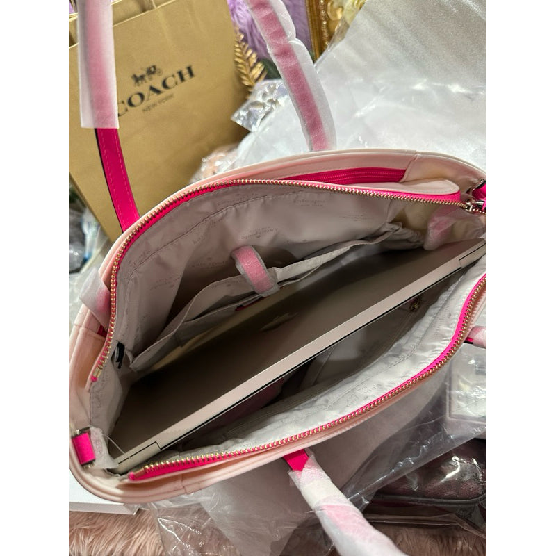 ORIG & IMPORTED KS Chelsea Medium Satchel pink