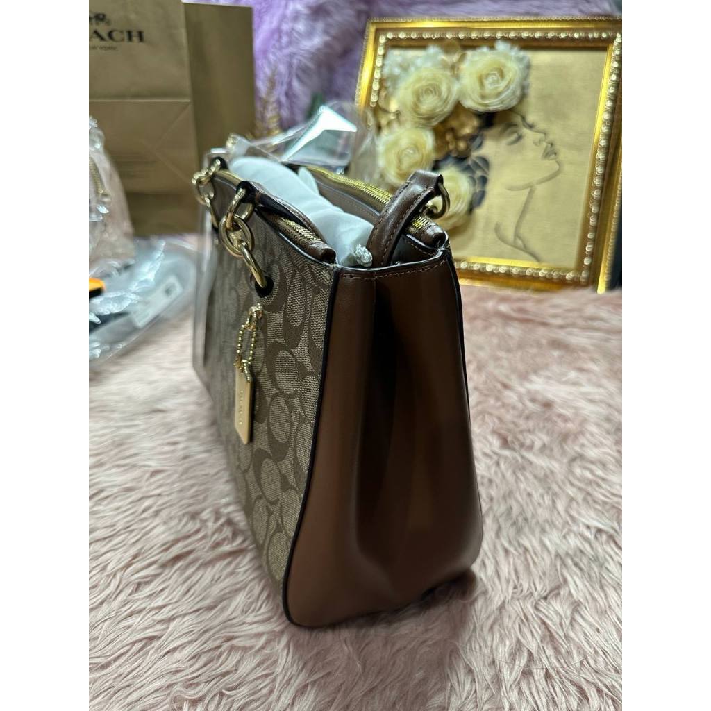 ORIG Preloved CCH Etta Carryall Large Khaki Brown Bag