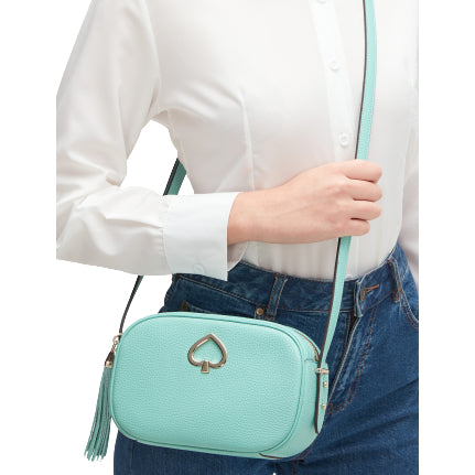 ORIG Preloved KS Kourtney Camera Crossbody Small Bag Green