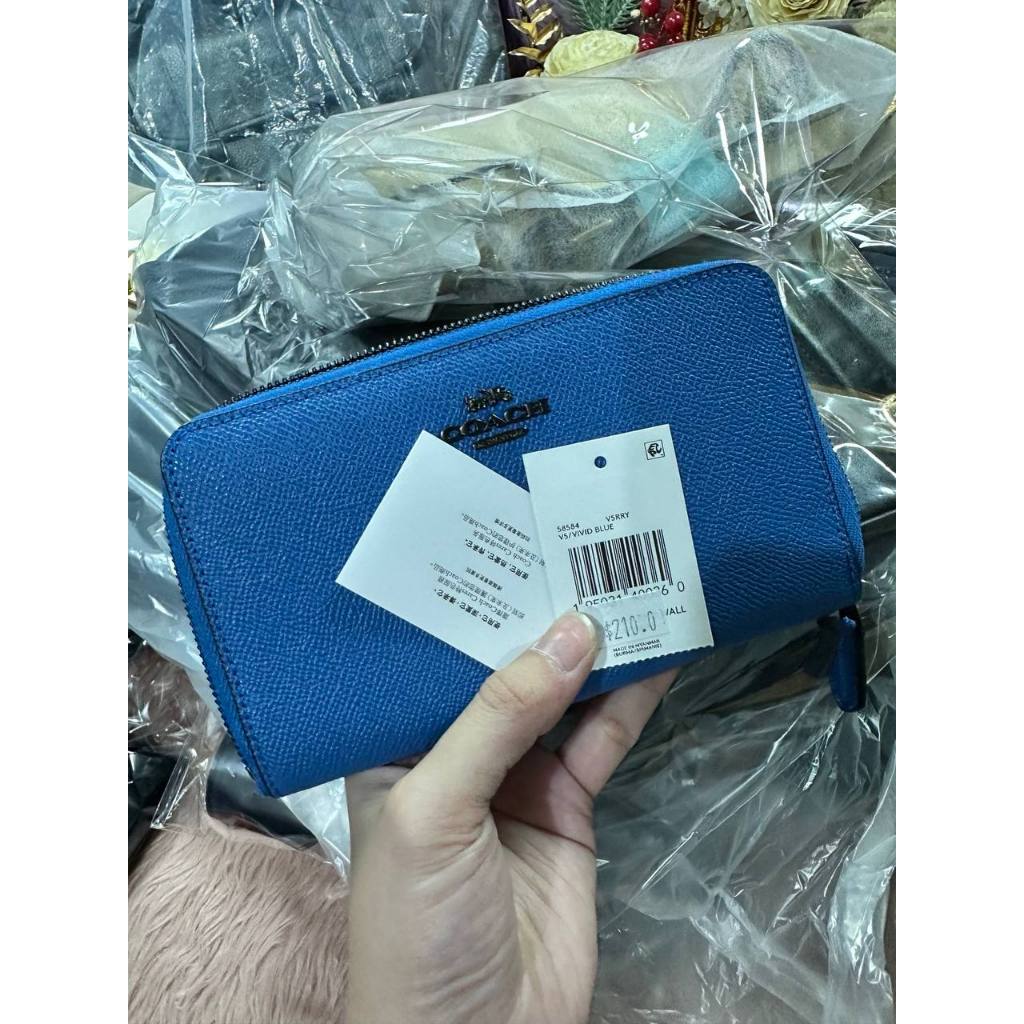 ORIG & IMPORTED CCH Medium Zip Around Wallet Blue
