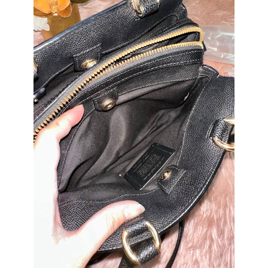 ORIG Preloved CCH Mini Lillie Carryall Black Satchel Bag