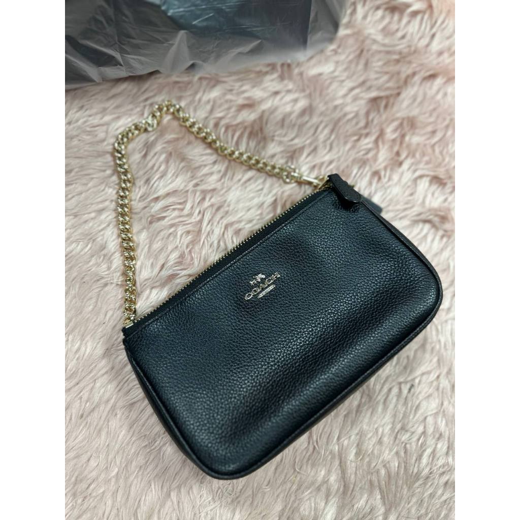 ORIG Preloved CCH RARE Nolita 19 Shoulder Small Black Chain Bag
