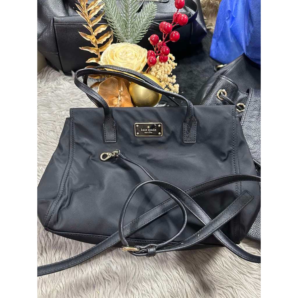 ORIG Preloved KS Blake Avenue Small Loden Nylon Black Bag