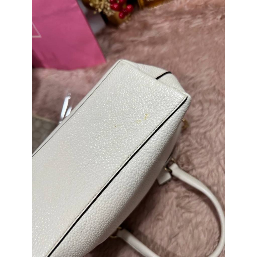 ORIG Preloved CCH Remi Satchel White Bag