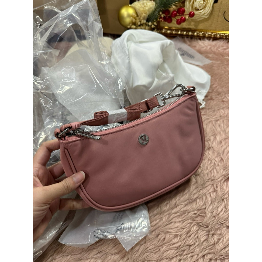ORIG & IMPORTED LuluLemon City Essentials Mini Shoulder Bag 1L Pink